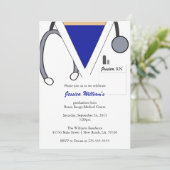 看護専門学校の卒業 招待状 (スタンド正面)