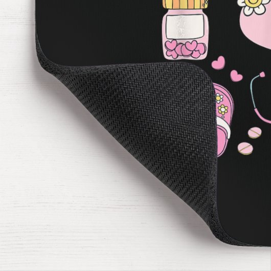 看護専門職ドードルズ株式会社ナースドードルズ女性 マウスパッド (コーナー)