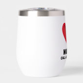 看護師が指図する ステムレス ワイン タンブラー (正面)