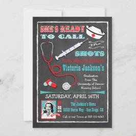 看護師が指揮を執る 卒業 医学学校 招待状