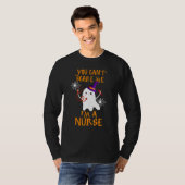 看護師だから怖くない ハロウィン必需品 Tシャツ (正面フル)