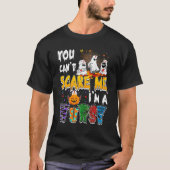 看護師だもの、怖くない ハロウィン 看護師 魔法使い Tシャツ (正面)