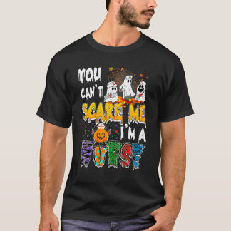 看護師だもの、怖くない ハロウィン 看護師 魔法使い Tシャツ