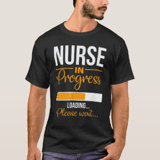 看護師になる過程 看護師 看護学校 待っている Tシャツ