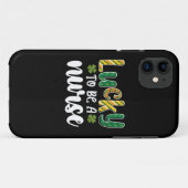 看護師になれてラッキー セントパトリックの日 Case-Mate iPhoneケース (裏面(横))