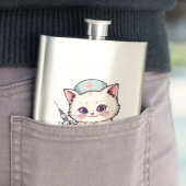 看護師にゃんこ 静脈探し名人 パーソナライズデザイン フラスク (インサイチュ)