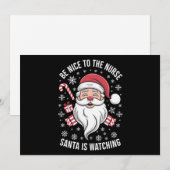 看護師に優しくしてね サンタは見ているよ クリスマス (正面/裏面)