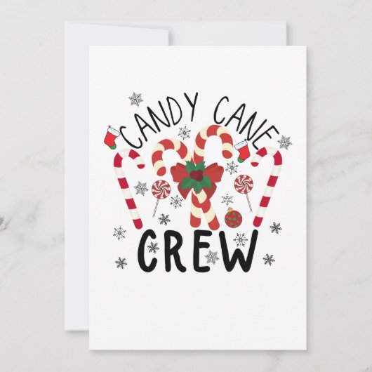 看護師に優しくして サンタは見ている Tシャツ 招待状 (正面)