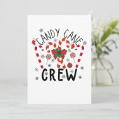 看護師に優しくして サンタは見ている Tシャツ 招待状 (スタンド正面)