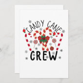 看護師に優しくして サンタは見ている Tシャツ 招待状 (正面/裏面)