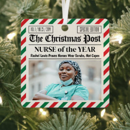 看護師のためのクリスマスギフト　看護師新聞 メタルオーナメント