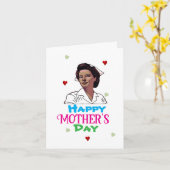 看護師のための母の日の挨拶 カード (黄色い花)