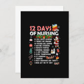 看護師のための12日間の聴診器  RN＆LPNナースのための 招待状 (正面/裏面)