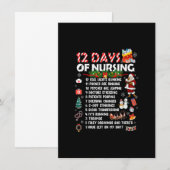 看護師のための12日間の聴診器 RN＆LPNナース 招待状 (正面/裏面)