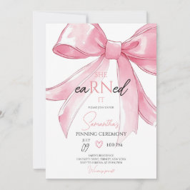 看護師のピン授与式 招待状