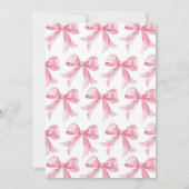 看護師のピン授与式 招待状 (裏面)