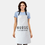 看護師の引用Tシャツデザイン ベクターグラフィック_1 エプロン (着用した状態)