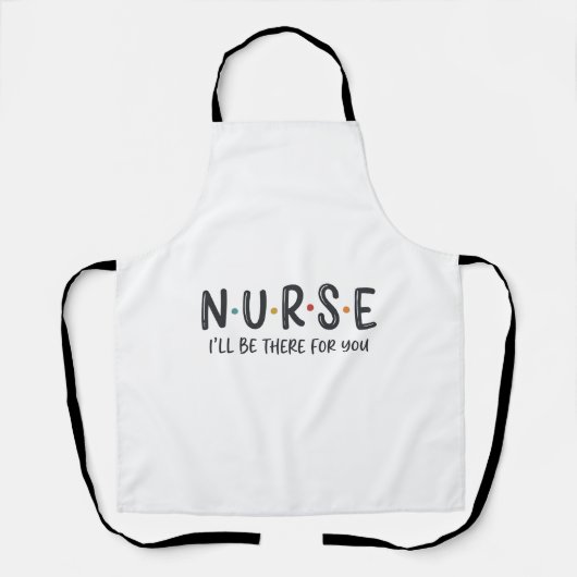 看護師の引用Tシャツデザイン ベクターグラフィック_1 エプロン (正面)