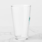 看護師の愛のヒョウ柄ステッキデザイン_1 タンブラーグラス (右)