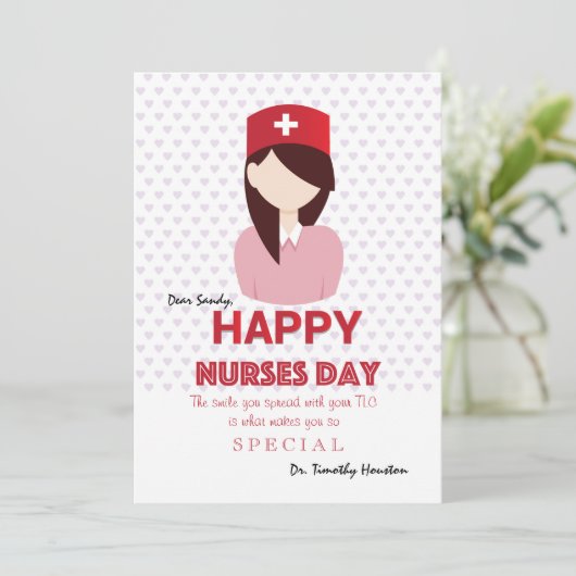看護師の日カード カード (スタンド正面)