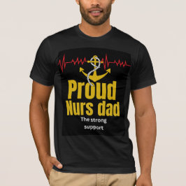 看護師の父のマッチング家族Tシャツ | RN ハート Tシャツ
