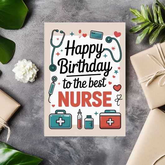 看護師の誕生日おめでとう カード