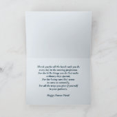 看護師の週が始まりました。聴診器とデイジー サンキューカード (内部)