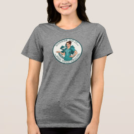 "看護師はあなたの健康のためにそれをします" ナースTシャツ トライブレンドＴシャツ