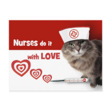 看護師は愛を込めて。かわいいキティ