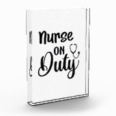 看護師へのギフト 看護師 常駐 フォトブロック (左)