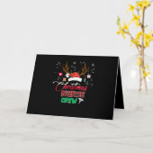 看護師へのプレゼント | クリスマスナースの雪のノエル帽 カード (黄色い花)