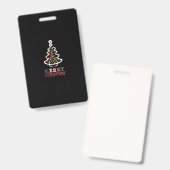 看護師へのプレゼント | メリークリスマス バッジ (正面＆裏面)