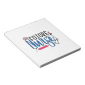 看護師へのプレゼント | 将来の看護師 ノートパッド (アングル)