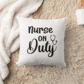 看護師へのプレゼント 看護師 常駐 クッション (ブランケット)