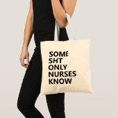看護師へのCNA, RN, LPNトートバッグギフト トートバッグ (正面(商品))