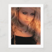 看護師をテーマにした卒業パーティーの写真招待状 チラシ (裏面)