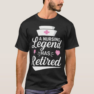 看護師を引退した看護師の退職 Tシャツ