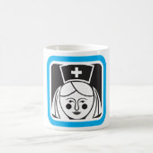 看護師アイコン コーヒーマグカップ (中央)