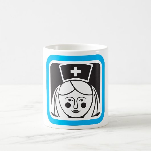 看護師アイコン コーヒーマグカップ
