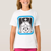 看護師アイコン Tシャツ (正面)