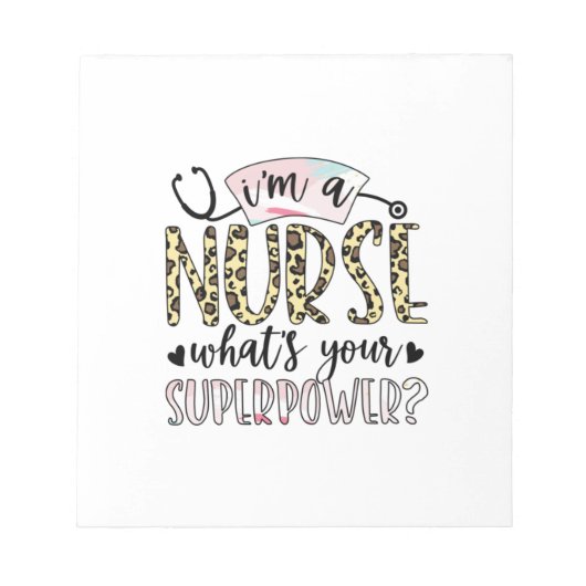 看護師ギフト | プラウドスーパーナース ノートパッド (正面)