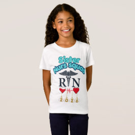 看護師チームの姉妹 2026年 看護学生の卒業記念 Tシャツ