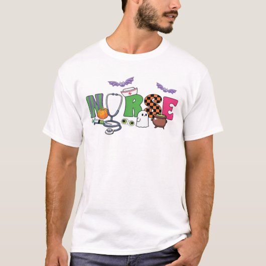 看護師ハロウィンクラシックTシャツ Tシャツ (正面)