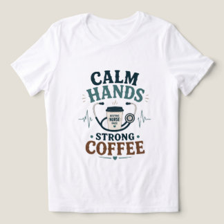 看護師ライフ コーヒー 思いやり リピート 面白い 看護師デザイン トライブレンドTシャツ