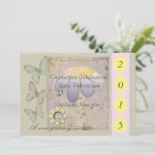 看護師修士課程修了式招待状　2015 招待状 (スタンド正面)