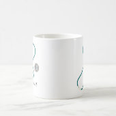 看護師医療専門家のハートの愛 コーヒーマグカップ (中央)