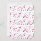 看護師卒業おめでとう！呼び出しできる準備完了 招待状 (裏面)