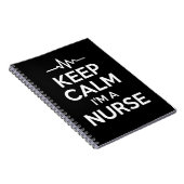看護師卒業おめでとう Keep Calm ノートブック (右側)