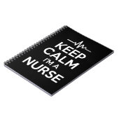 看護師卒業おめでとう Keep Calm ノートブック (左側)