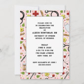 看護師卒業パーティーの招待状 招待状 (正面)